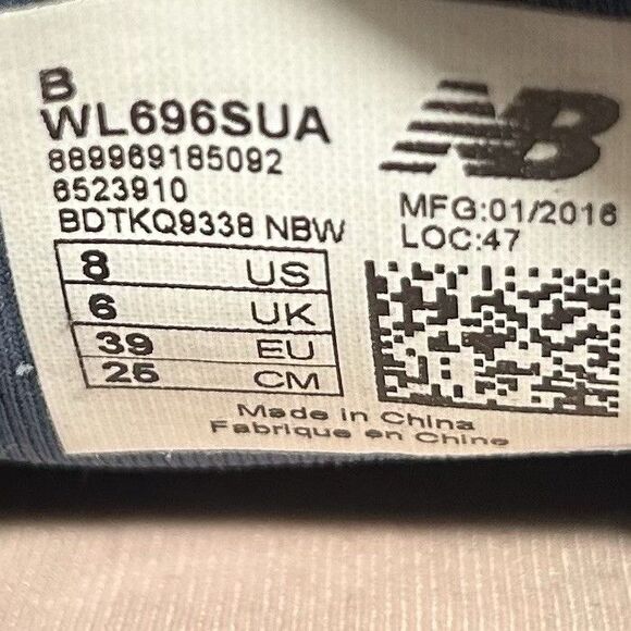 New Balance 696 WL696SUA Women’s Size 8 Blue Athletic Running Shoes Used - Picture 12 of 12